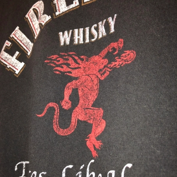 Vintage Fireball Whiskey tee - Picture 2 of 3